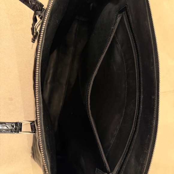 RARE Vintage Gucci (Tom Ford Era) Croco Top Handle Brief - Picture 4 of 15